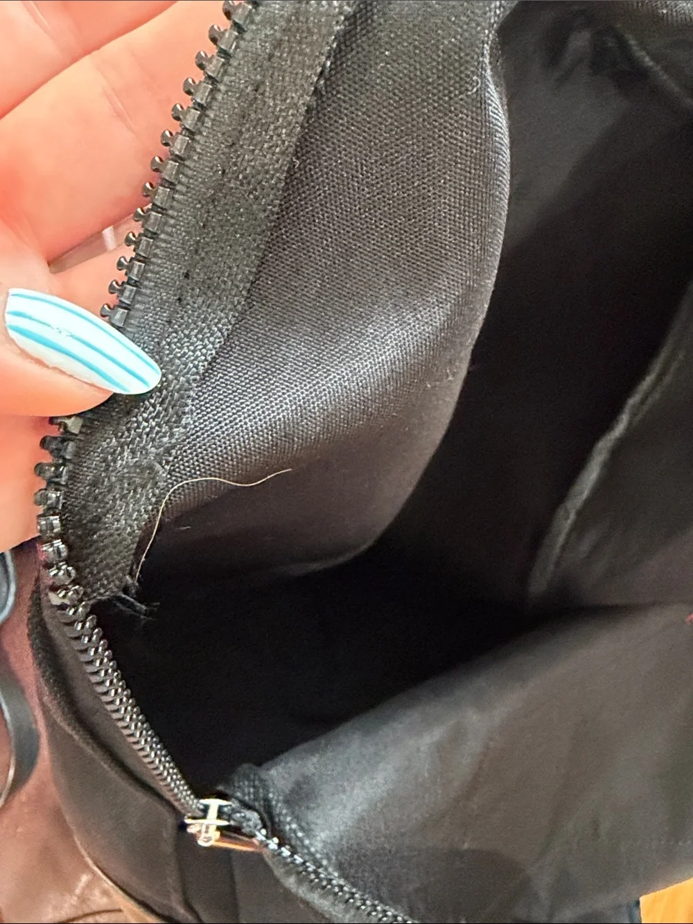 Calvin Klein Black Canvas 'CK Everyone' Backpack with Leather Trim